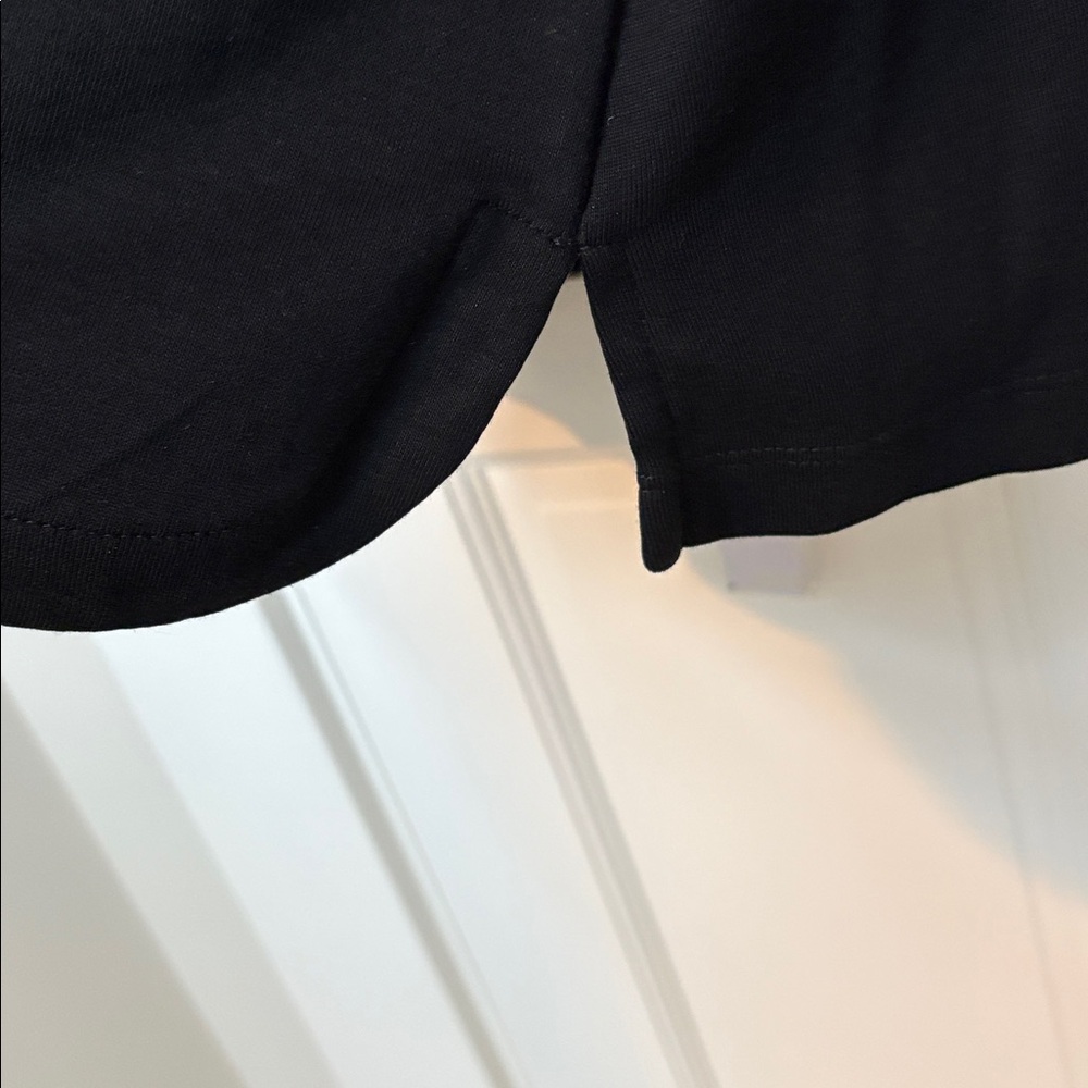 J. Jill Size 2X Pima Crewneck Black Long Sleeve Tee - Picture 4 of 7